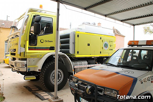 Unos cuarenta voluntarios de Proteccin Civil de Totana refuerzan las labores de vigilancia mvil y prevencin contra incendios con el fin de apoyar a las brigadas forestales en Sierra Espua durante este verano - 10