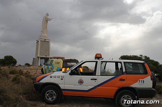 Unos cuarenta voluntarios de Proteccin Civil de Totana refuerzan las labores de vigilancia mvil y prevencin contra incendios con el fin de apoyar a las brigadas forestales en Sierra Espua durante este verano - 13
