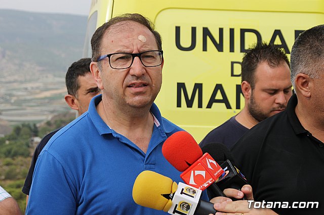 Unos cuarenta voluntarios de Proteccin Civil de Totana refuerzan las labores de vigilancia mvil y prevencin contra incendios con el fin de apoyar a las brigadas forestales en Sierra Espua durante este verano - 32