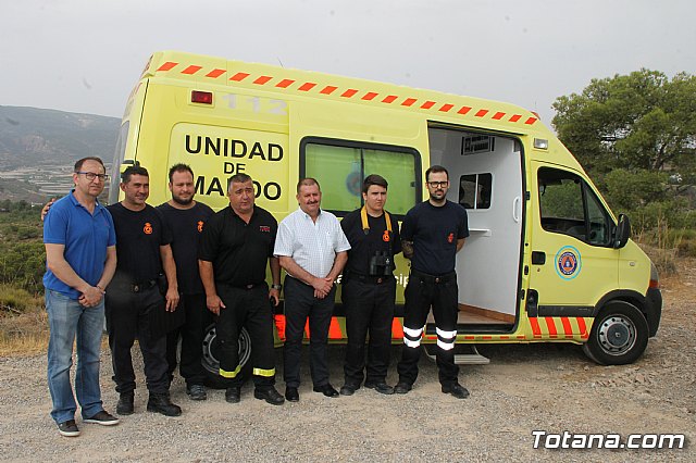 Unos cuarenta voluntarios de Proteccin Civil de Totana refuerzan las labores de vigilancia mvil y prevencin contra incendios con el fin de apoyar a las brigadas forestales en Sierra Espua durante este verano - 45