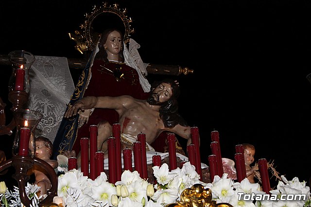 Procesin del Santo Entierro (recogida) - Semana Santa de Totana 2018 - 111