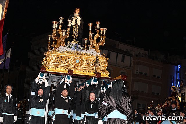 Procesin del Santo Entierro (recogida) - Semana Santa de Totana 2018 - 185