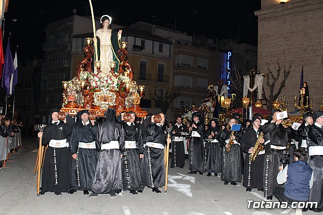 Procesin del Santo Entierro (recogida) - Semana Santa de Totana 2018 - 219