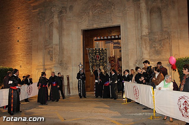 Procesin del Santo Entierro (Salida) - Viernes Santo noche - Semana Santa Totana 2015 - 7