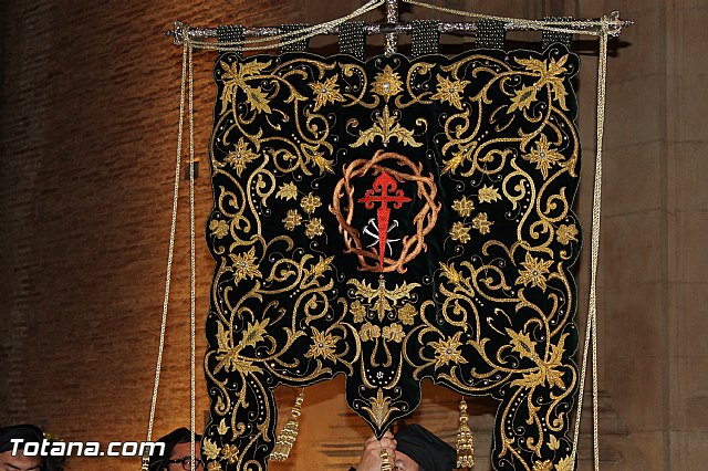 Procesin del Santo Entierro (Salida) - Viernes Santo noche - Semana Santa Totana 2015 - 9