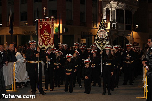 Procesin del Santo Entierro (Salida) - Viernes Santo noche - Semana Santa Totana 2015 - 16