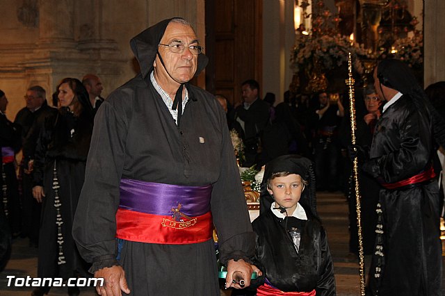 Procesin del Santo Entierro (Salida) - Viernes Santo noche - Semana Santa Totana 2015 - 20