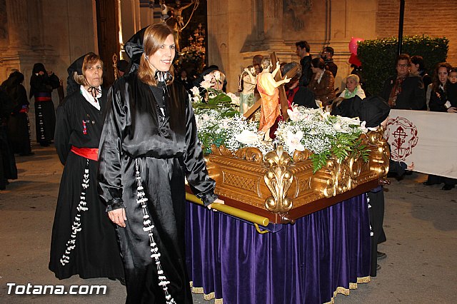 Procesin del Santo Entierro (Salida) - Viernes Santo noche - Semana Santa Totana 2015 - 22