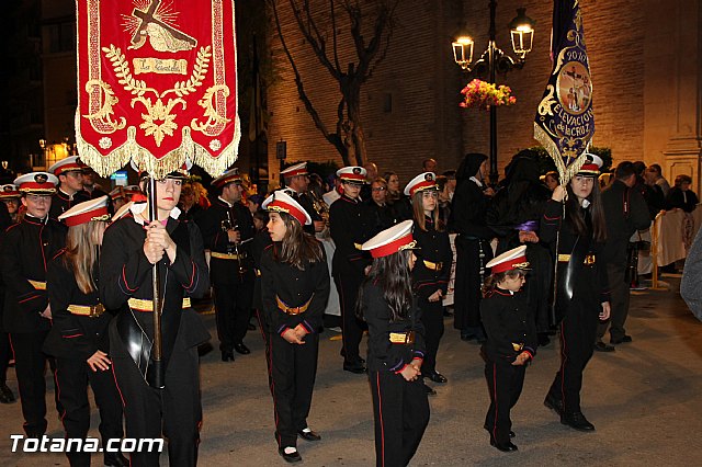 Procesin del Santo Entierro (Salida) - Viernes Santo noche - Semana Santa Totana 2015 - 23