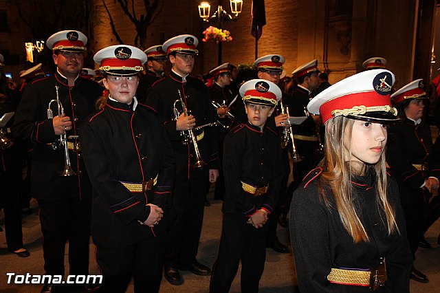 Procesin del Santo Entierro (Salida) - Viernes Santo noche - Semana Santa Totana 2015 - 24