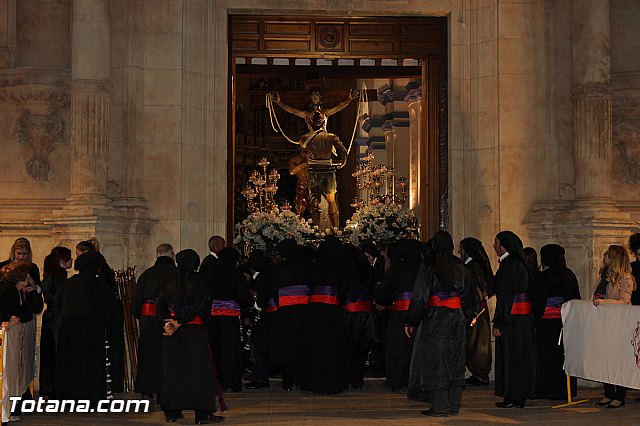 Procesin del Santo Entierro (Salida) - Viernes Santo noche - Semana Santa Totana 2015 - 33