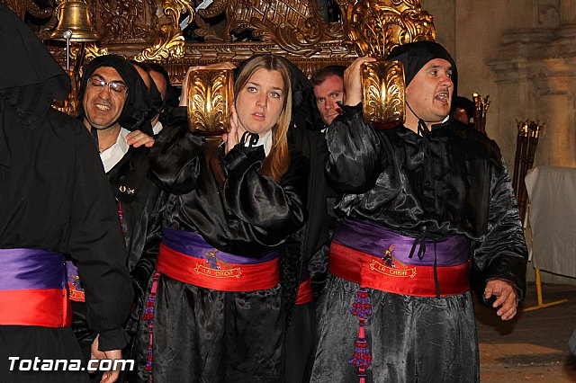 Procesin del Santo Entierro (Salida) - Viernes Santo noche - Semana Santa Totana 2015 - 35