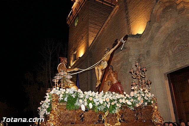 Procesin del Santo Entierro (Salida) - Viernes Santo noche - Semana Santa Totana 2015 - 36