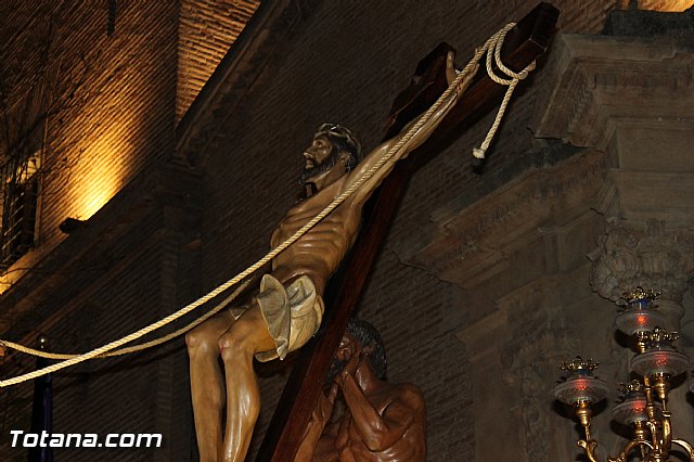 Procesin del Santo Entierro (Salida) - Viernes Santo noche - Semana Santa Totana 2015 - 37