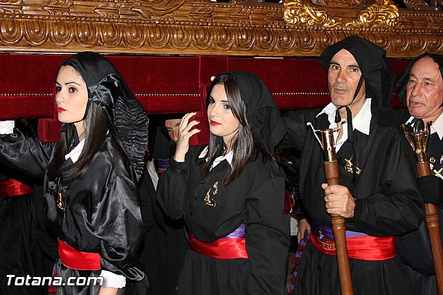Procesin del Santo Entierro (Salida) - Viernes Santo noche - Semana Santa Totana 2015 - 38