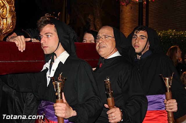 Procesin del Santo Entierro (Salida) - Viernes Santo noche - Semana Santa Totana 2015 - 40