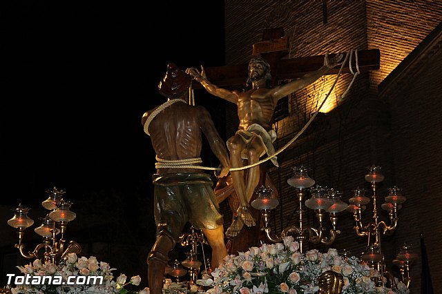 Procesin del Santo Entierro (Salida) - Viernes Santo noche - Semana Santa Totana 2015 - 44