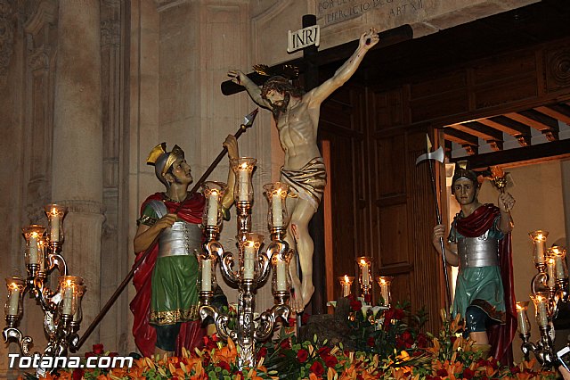 Procesin del Santo Entierro (Salida) - Viernes Santo noche - Semana Santa Totana 2015 - 69