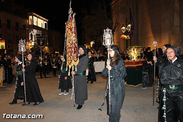 Procesin del Santo Entierro (Salida) - Viernes Santo noche - Semana Santa Totana 2015 - 85