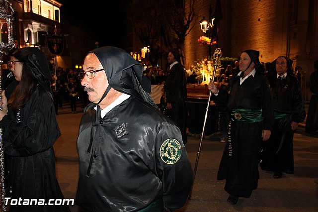 Procesin del Santo Entierro (Salida) - Viernes Santo noche - Semana Santa Totana 2015 - 86