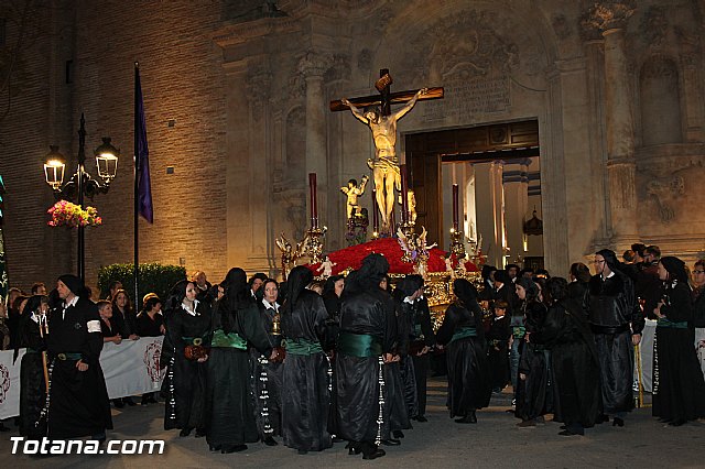 Procesin del Santo Entierro (Salida) - Viernes Santo noche - Semana Santa Totana 2015 - 90