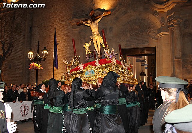 Procesin del Santo Entierro (Salida) - Viernes Santo noche - Semana Santa Totana 2015 - 92