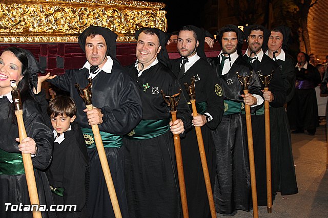 Procesin del Santo Entierro (Salida) - Viernes Santo noche - Semana Santa Totana 2015 - 107