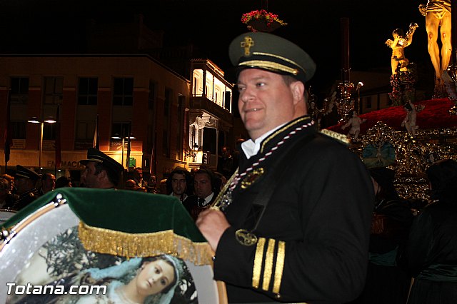 Procesin del Santo Entierro (Salida) - Viernes Santo noche - Semana Santa Totana 2015 - 109