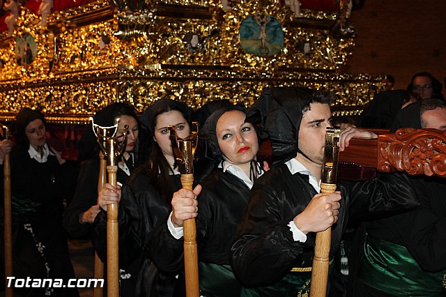 Procesin del Santo Entierro (Salida) - Viernes Santo noche - Semana Santa Totana 2015 - 114