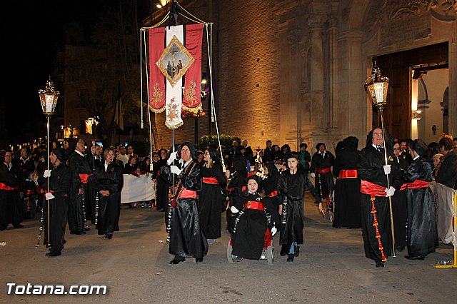 Procesin del Santo Entierro (Salida) - Viernes Santo noche - Semana Santa Totana 2015 - 116