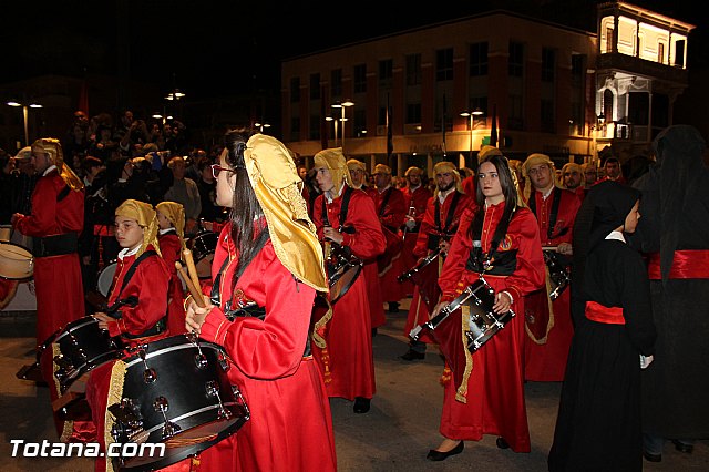 Procesin del Santo Entierro (Salida) - Viernes Santo noche - Semana Santa Totana 2015 - 127