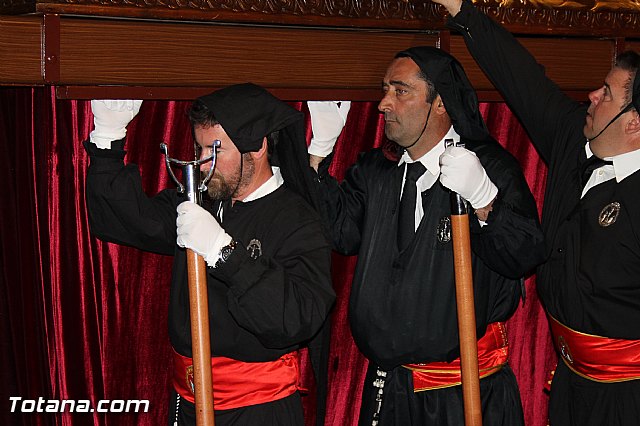 Procesin del Santo Entierro (Salida) - Viernes Santo noche - Semana Santa Totana 2015 - 138