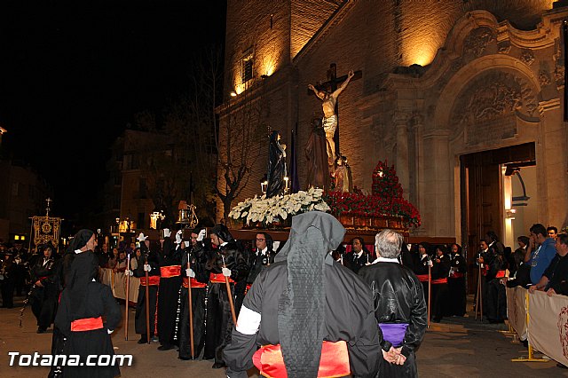 Procesin del Santo Entierro (Salida) - Viernes Santo noche - Semana Santa Totana 2015 - 140