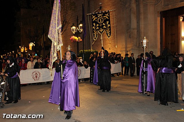 Procesin del Santo Entierro (Salida) - Viernes Santo noche - Semana Santa Totana 2015 - 146