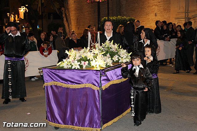 Procesin del Santo Entierro (Salida) - Viernes Santo noche - Semana Santa Totana 2015 - 148