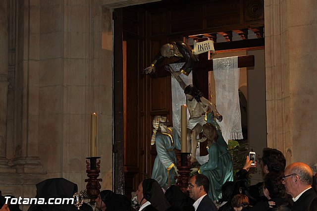 Procesin del Santo Entierro (Salida) - Viernes Santo noche - Semana Santa Totana 2015 - 149