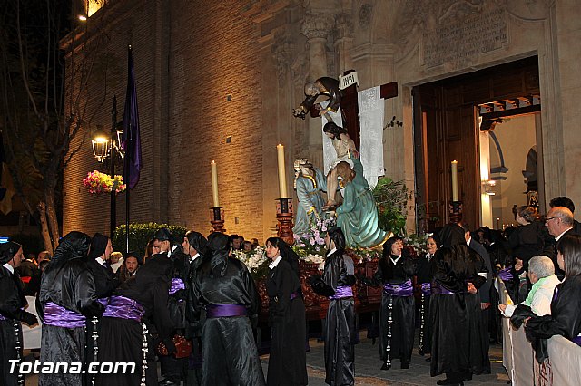 Procesin del Santo Entierro (Salida) - Viernes Santo noche - Semana Santa Totana 2015 - 150