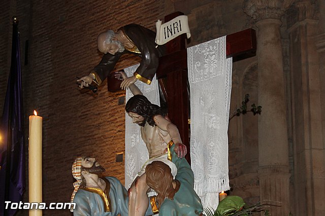 Procesin del Santo Entierro (Salida) - Viernes Santo noche - Semana Santa Totana 2015 - 151