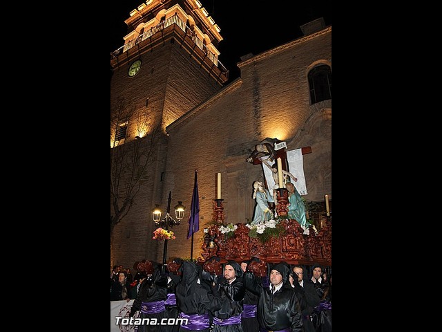 Procesin del Santo Entierro (Salida) - Viernes Santo noche - Semana Santa Totana 2015 - 161