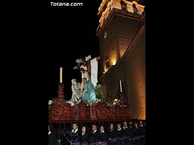 Procesin del Santo Entierro (Salida) - Viernes Santo noche - Semana Santa Totana 2015 - 163