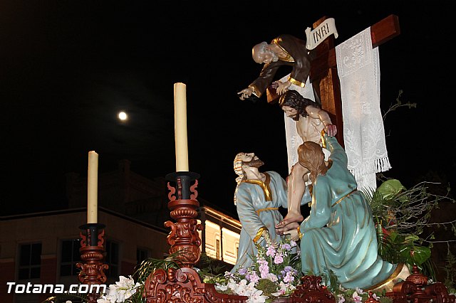 Procesin del Santo Entierro (Salida) - Viernes Santo noche - Semana Santa Totana 2015 - 166