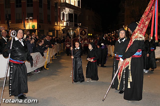 Procesin del Santo Entierro (Salida) - Viernes Santo noche - Semana Santa Totana 2015 - 170
