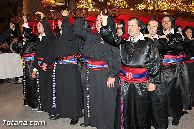 Procesin del Santo Entierro (Salida) - Viernes Santo noche - Semana Santa Totana 2015 - 184