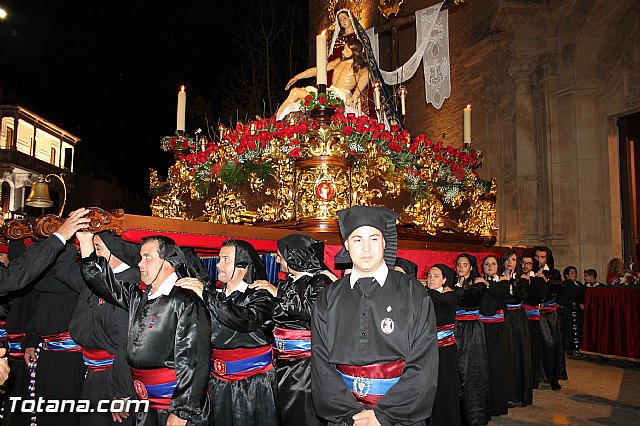Procesin del Santo Entierro (Salida) - Viernes Santo noche - Semana Santa Totana 2015 - 189