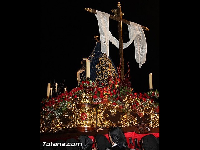 Procesin del Santo Entierro (Salida) - Viernes Santo noche - Semana Santa Totana 2015 - 194