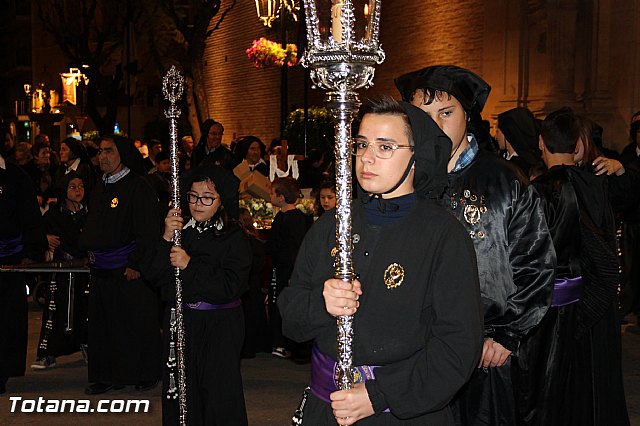 Procesin del Santo Entierro (Salida) - Viernes Santo noche - Semana Santa Totana 2015 - 199