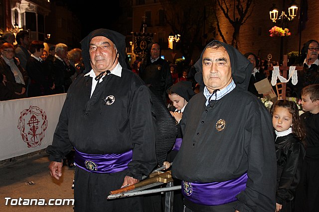 Procesin del Santo Entierro (Salida) - Viernes Santo noche - Semana Santa Totana 2015 - 201