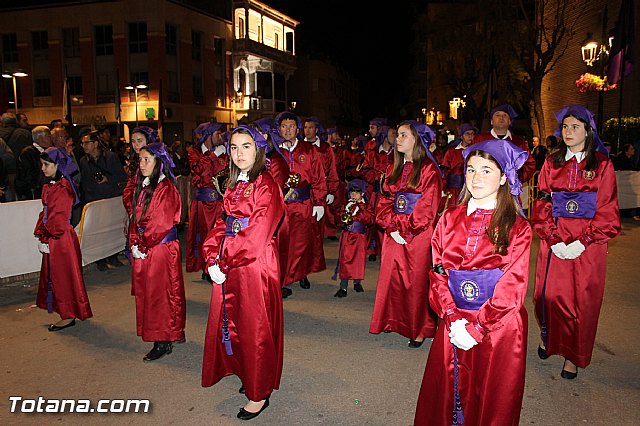 Procesin del Santo Entierro (Salida) - Viernes Santo noche - Semana Santa Totana 2015 - 205