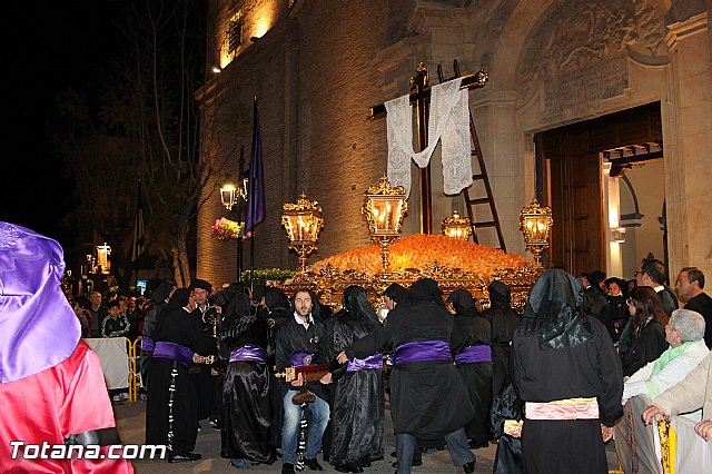 Procesin del Santo Entierro (Salida) - Viernes Santo noche - Semana Santa Totana 2015 - 206