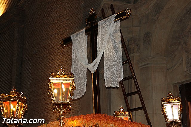 Procesin del Santo Entierro (Salida) - Viernes Santo noche - Semana Santa Totana 2015 - 207